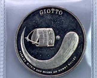 1oz Halley's Comet Silver Round