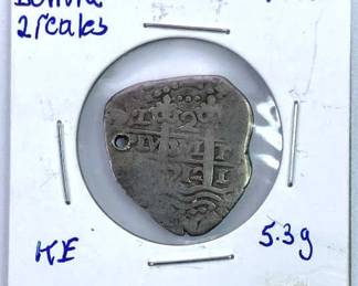 1712 Bolivia 2 Reales Scarce