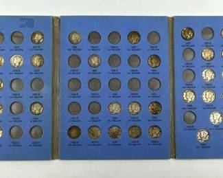 Whitman Mercury Dime Folio w/ 42 Silver Dimes
