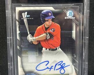 Alex Bregman RC 1st Bowman Auto BGS 9.5/10