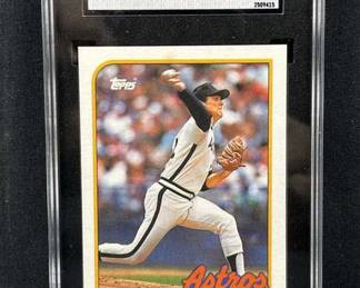1989 Topps Nolan Ryan SGC 9.5 MINT+ Astros HOF