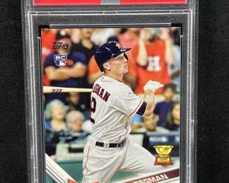2017 Topps Alex Bregman Rookie, Batting PSA 8