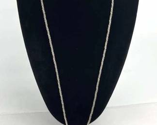 925 Silver Cross Rope Chain Necklace