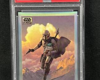 Star Wars Galaxy '21 Mandalorian Visions SP PSA 7