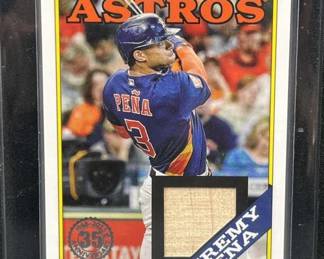 2023 Topps Jeremy Pena Game Used Bat Relic '88