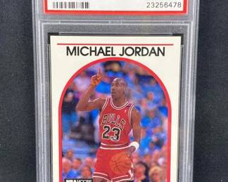 1989 Hoops Michael Jordan Bulls PSA 8 NM-MT