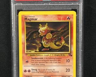 PSA 9 Magmar 1999 Pokemon Fossil Card #39