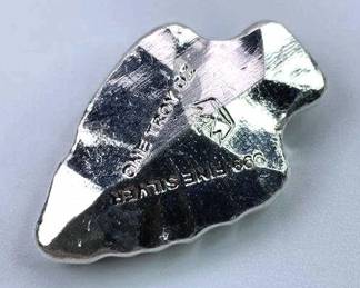 1oz Silver Arrowhead .999 Monarch Metals
