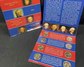 2007 & 2009 US Mint Unc. Presidential Dollar Sets