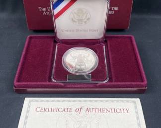 1995 Silver Proof Dollar, Atlanta Olympics