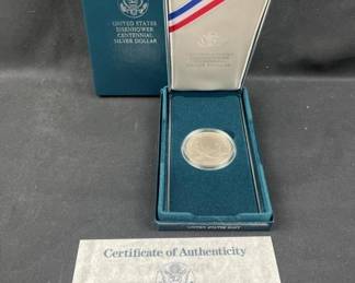 1990 Uncirculated Eisenhower Silver Dollar