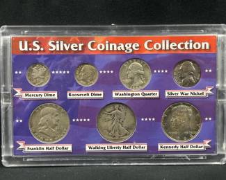 US Silver Coinage Collection w/ Half Dollars