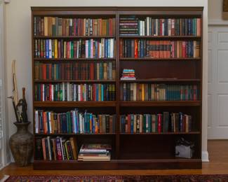 One bookcase is still available. One bookcase sold. Large vase sold.