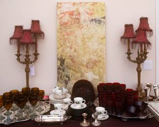 Some items sold. Many items available.