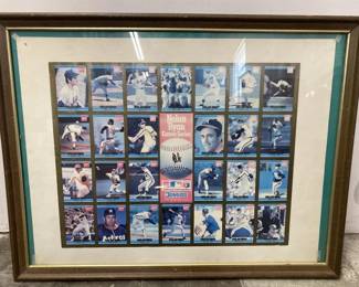 1982 Nolan Ryan Framed card set