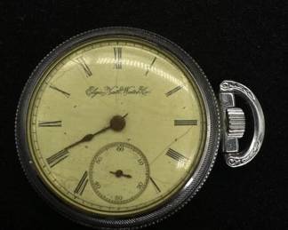 Antique Eligin GM Wheeler Hunter Pocket Watch