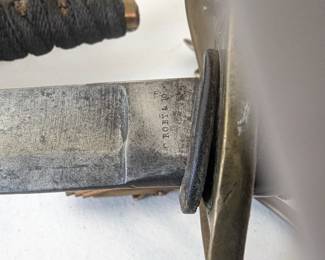 C Roby 1861 Calvary Sword 