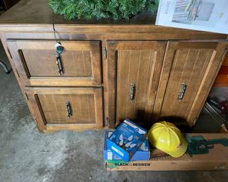 Several old cabinets. Solid wood.