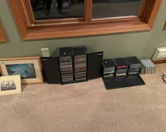 Lots of cd's - several boxes not shown.