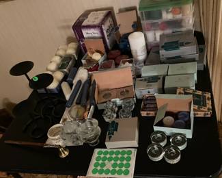 Candles, candles, candles.