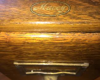 The single file drawer is by Macey. Might also make it a fun piece for anyone named Macey. 