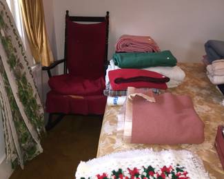 A glimpse at some of the many blankets ready to take on fall and winter. 