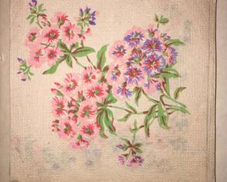 And these napkins look too pretty to use. 