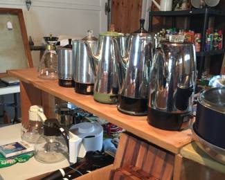 Percolators, Whistlers, hand-crafted charcuterie boards and more kitchen wares are available. 