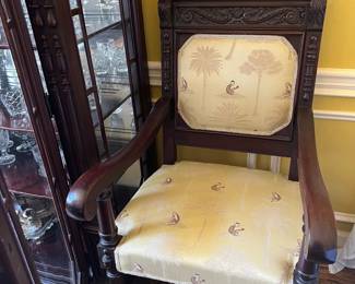 2 arm chairs and 10 side chairs - beautifully upholstered 