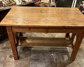 This side table has a lot of life left in it.  