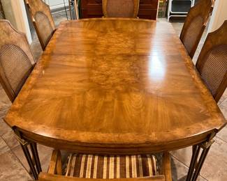 Here is another look at the dining table and chairs.