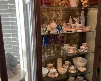 And here is the other cabinet's contents.