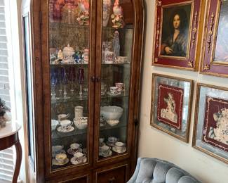 This picture shows the display cabinet with the doors closed.