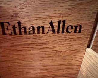 The entertainment cabinet is from Ethan Allen.