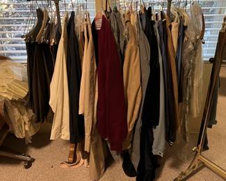 This is the other rack of clothing.