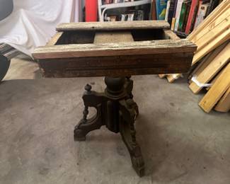 Antique table. Needs top. Making great deals 