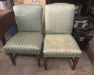 Chairs. Paint them or reupholster them 