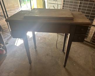 Antique sewing cabinet 