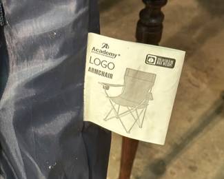 Folding camping style chair 