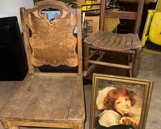 Chair. Small children’s rocker 