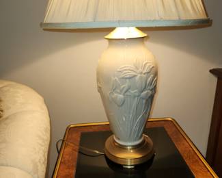 pair of Lenox lamps