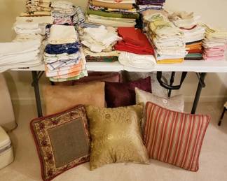 Lots of Towels and Pillows