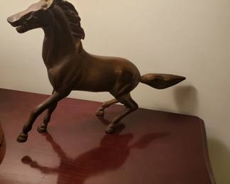 Brass horse