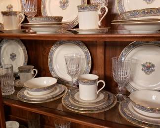 Lenox China (Autumn Pattern), Crystal glasses