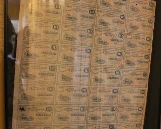 SUMMIT COUNTY BANK 10 CENT NOTES UNCUT