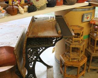 ANTIQUE SCHOOL DESK