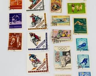 (23) Olympic Games/Sports Stamps 1920’s-1960’s
