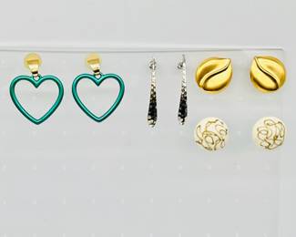 (4) Pairs Vintage Avon Earrings
