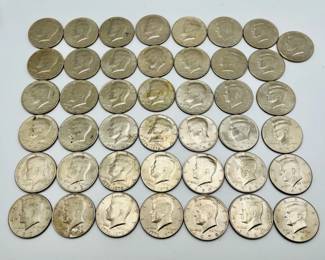 (43) John F. Kennedy Half Dollar Coins 1971+
