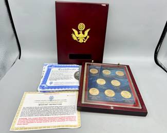 2008 Uncirculated Presidential Golden Dollar Set
